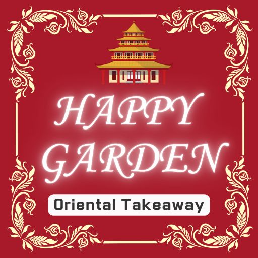 Happy Garden Takeaway Gomersal website logo