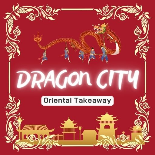 Dragon City Takeaway Caerphilly website logo